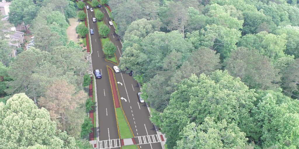 Historic Gateway Project location 4 concept rendering aerial